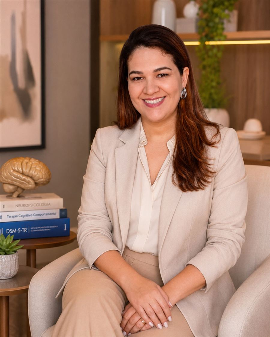 Tatiana Goulart no consultório