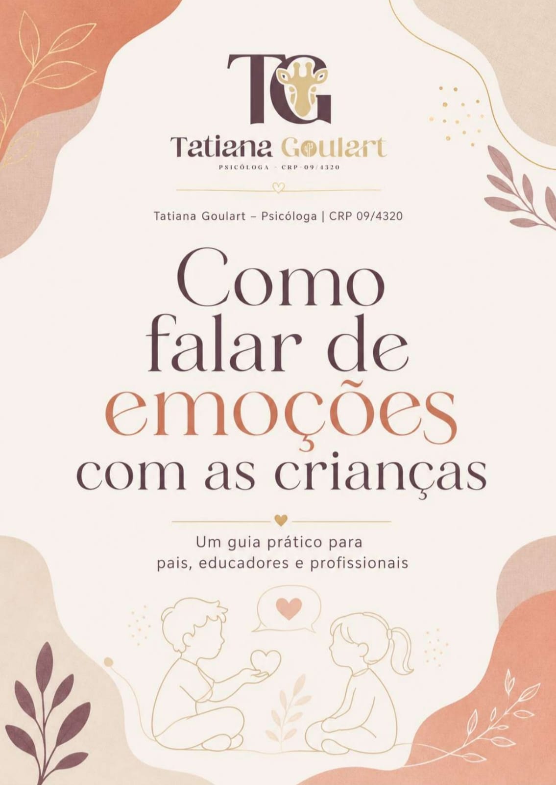 Capa de Como falar de emoções com as crianças